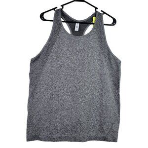 Womens Heather Gray Tank Top Seamless Core All in Motion XXL